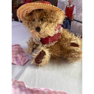 Rosie Pickford Bear 11 Pieces Embroidery Linens Table Toppers Vintage Decor